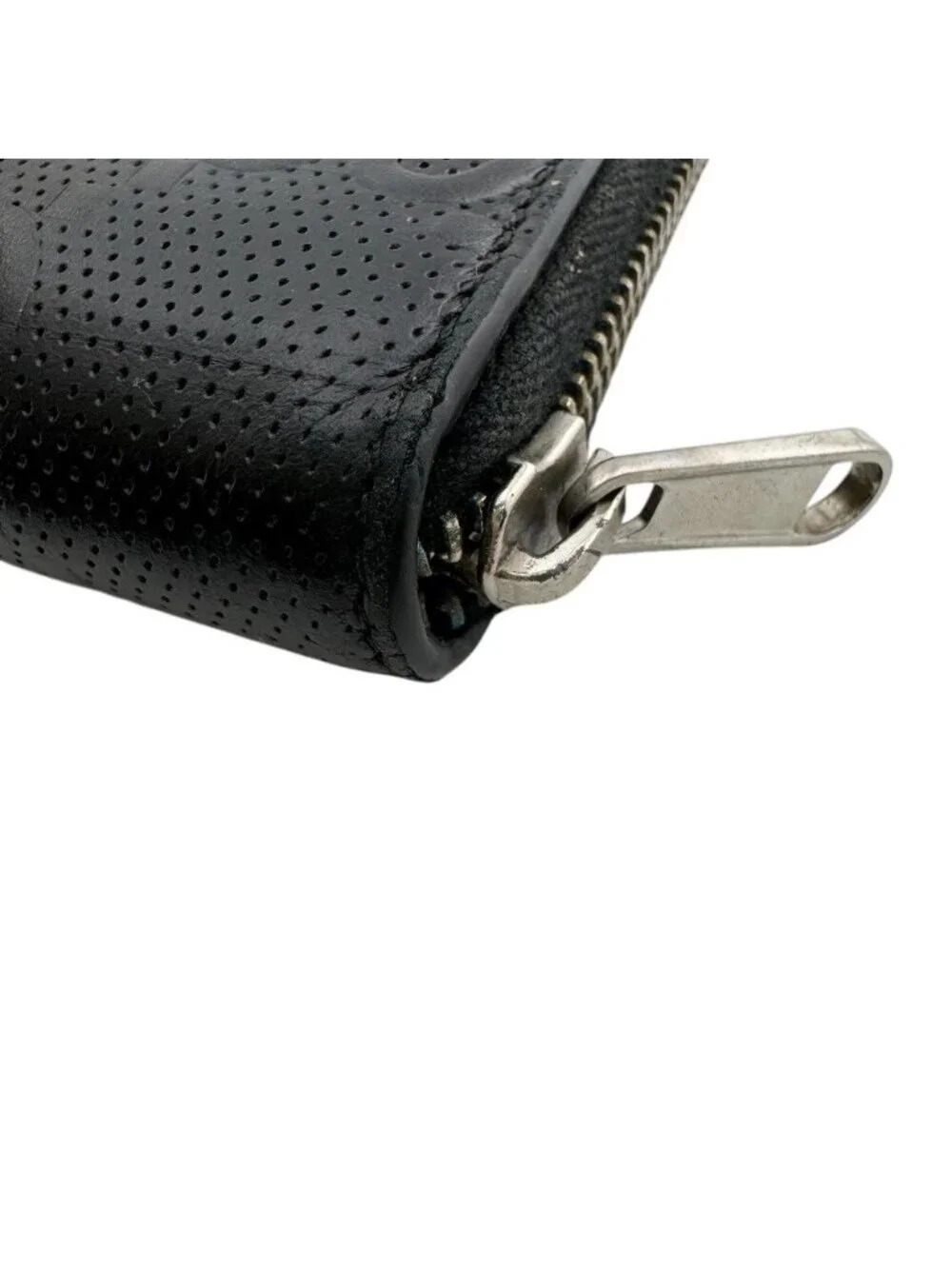 Gucci Zip Around Organizer GG Embossed Wallet